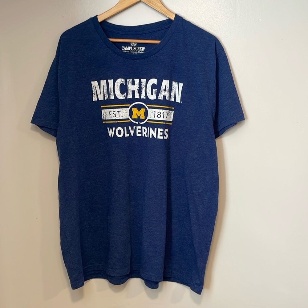 Campus Crew Michigan Wolverines T shirt